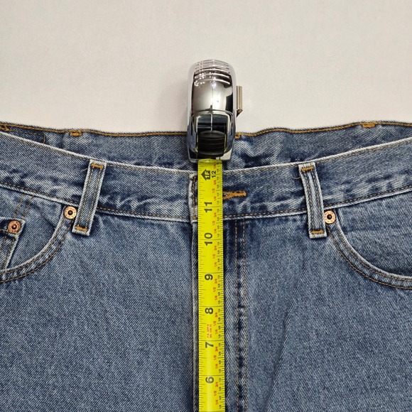 Levis 550 Relaxed Fit Denim Shorts Mens 38 Medium Wash Blue Cotton Vintage - Picture 14 of 16